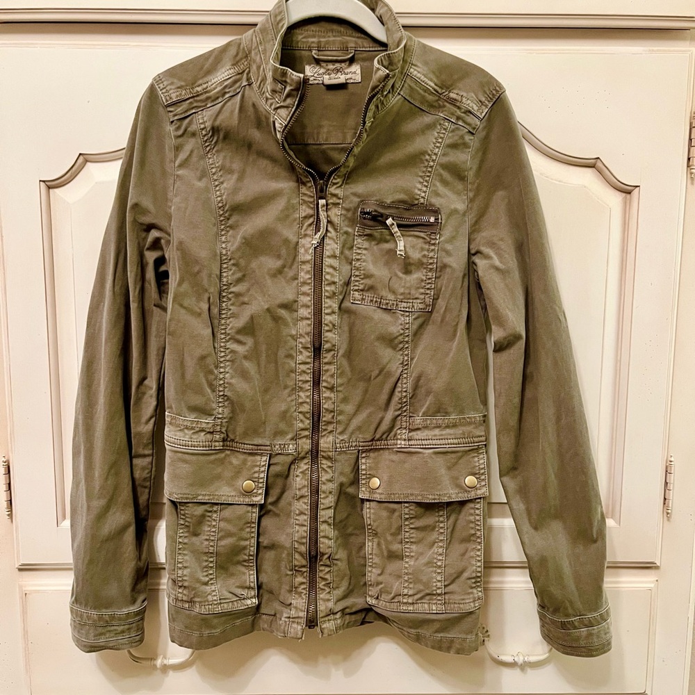 Lucky Brand Olive Green Utility Jacket